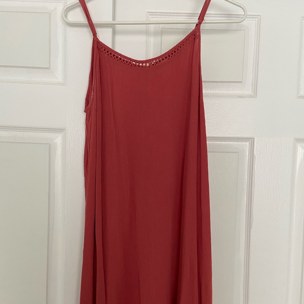 Mossimo Red Spaghetti Strap Dress Size Large